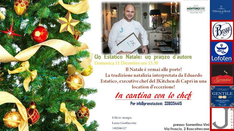 “In cantina con lo Chef: Un Estatico Natale” a Boscotrecase