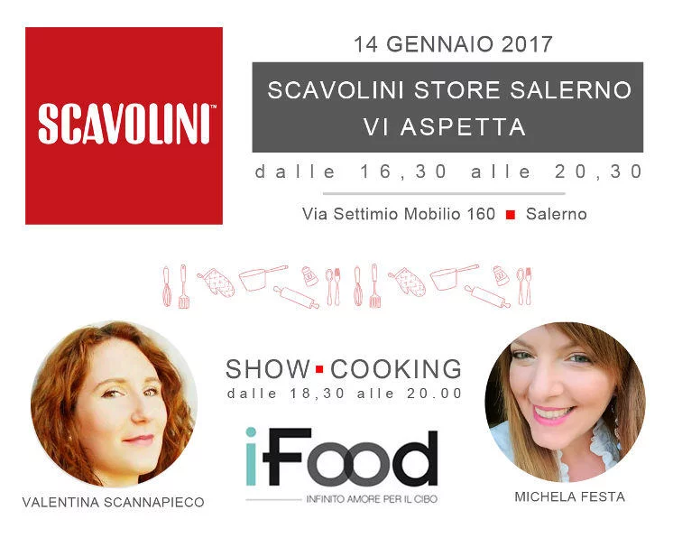 Scavolini and iFood.it introduce the show cooking 