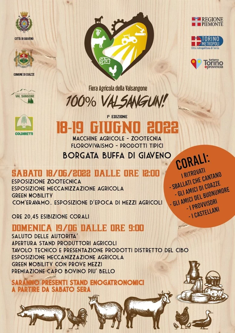 Festa agricola della Val Sangone, 100% Valsangun