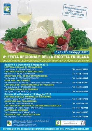 8° Festa Regionale della Ricotta Friulana