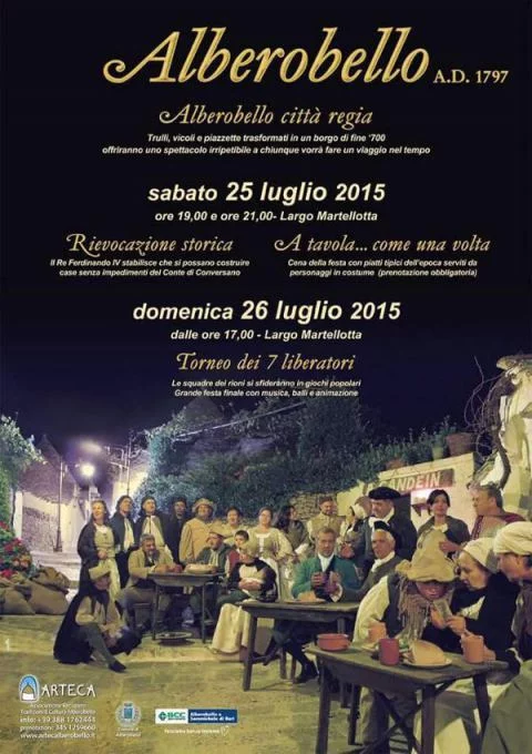 Alberobello A.D. 1797 - Rievocazione Storica con Cena Tipica