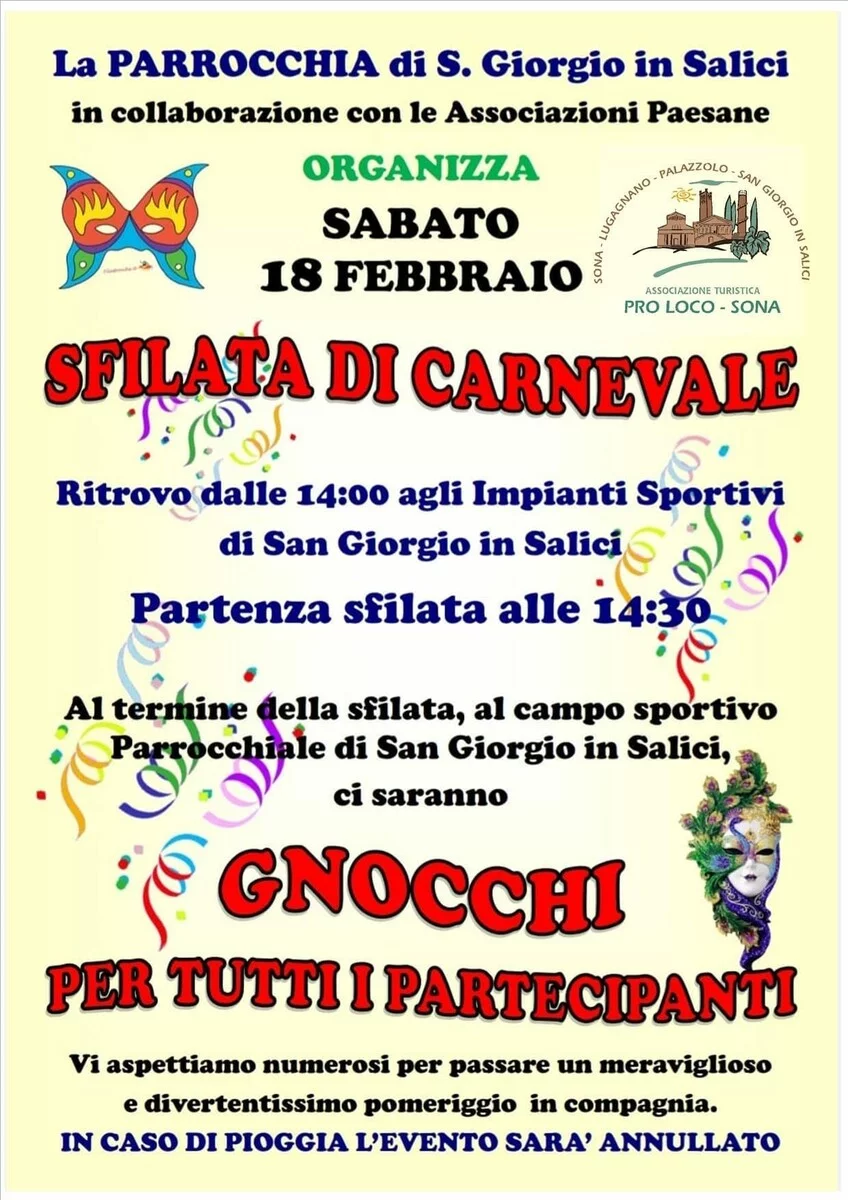 Carnevale a San Giorgio in Salici - Sona