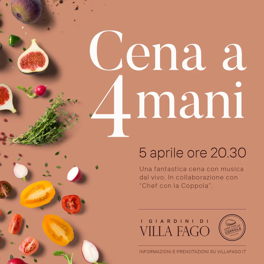 Cena a 4 mani - Villa Fago