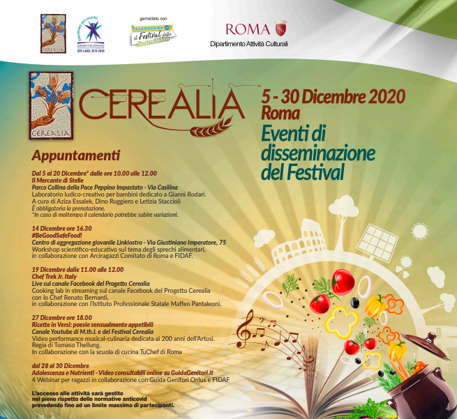 Cerealia 2020, La Festa dei Cereali. Cerere e il Mediterraneo