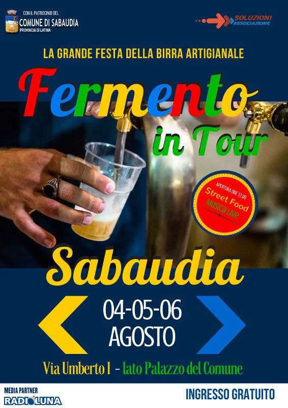 Fermento in Tour Sabaudia 2017