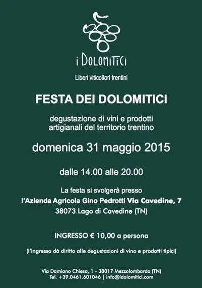 Feast of the Dolomitici 2015
