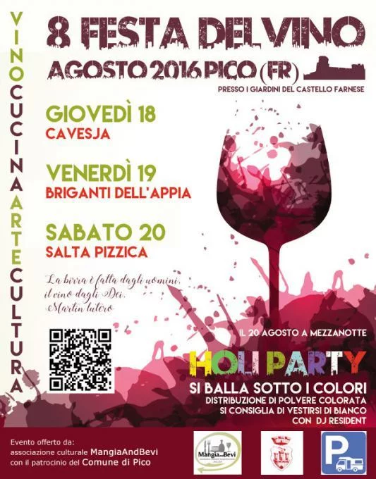 Festa del vino 2016 a Pico