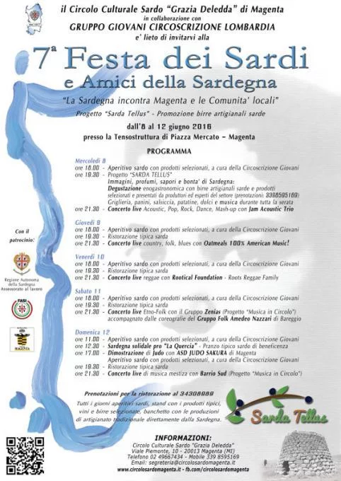 7^ Festa dei Sardi e Amici della Sardegna