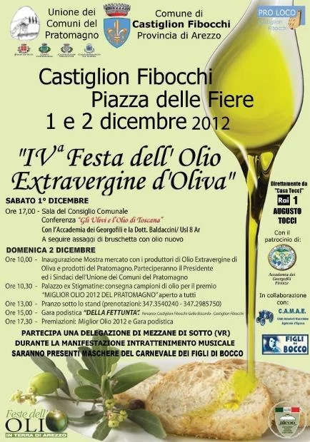 Festa dell'Olio Extravergine d'Oliva 2012 a Castiglion Fibocchi