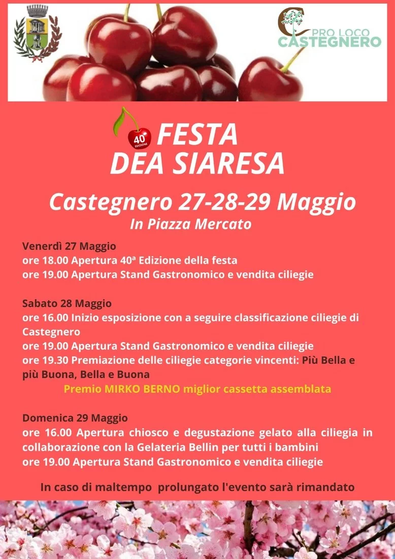 Festa dea Siaresa a Castegnero