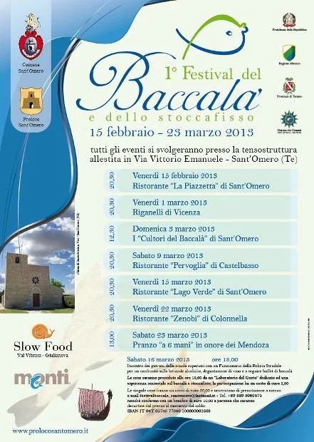 1^ Festival del Baccalà e dello Stoccafisso a Colonnella il 22 marzo