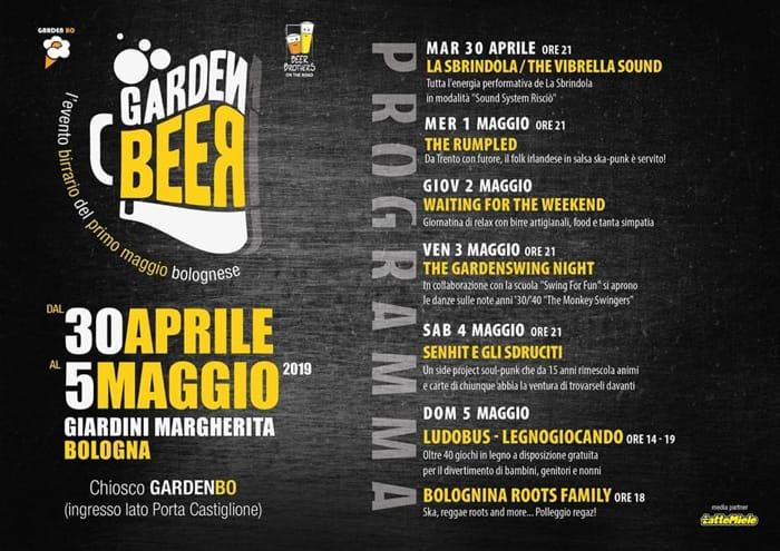 Garden Beer ai Giardini Margherita di Bologna