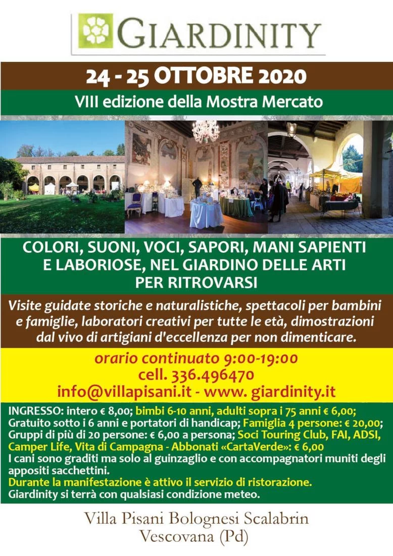 Giardinity Autunno - Villa Pisani Bolognesi Scalabrin ***ANNULLATO***