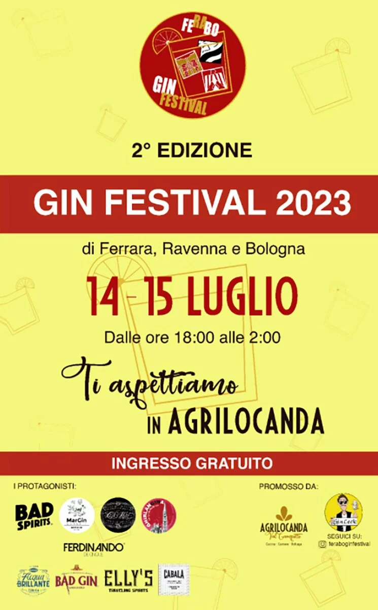 Festival del Gin di Ferrara, Ravenna e Bologna