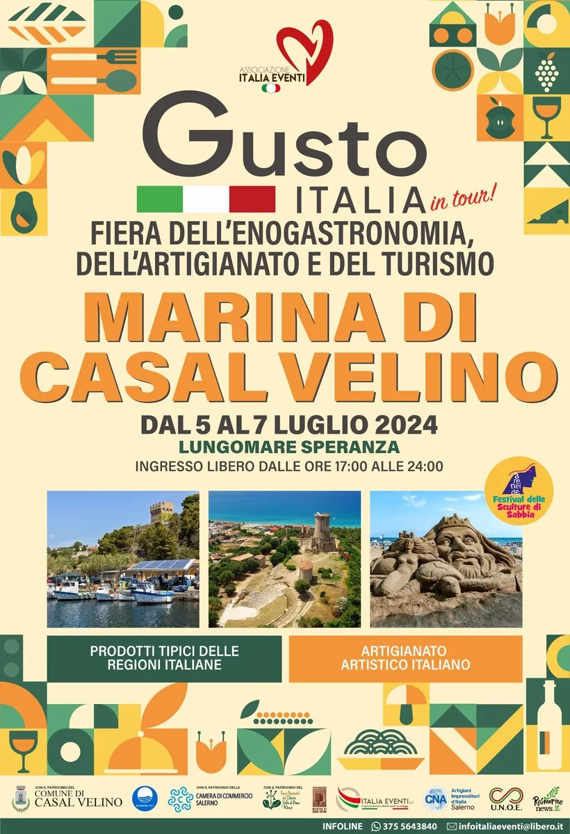 Gusto Italia in tour a Marina di Casal Velino