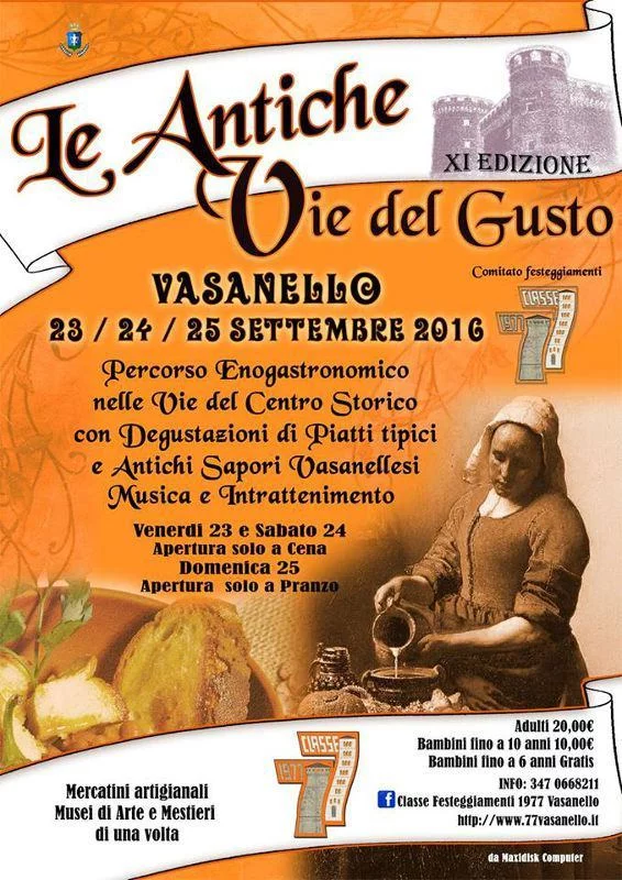Le Vie del Gusto di Vasanello - XI edizione