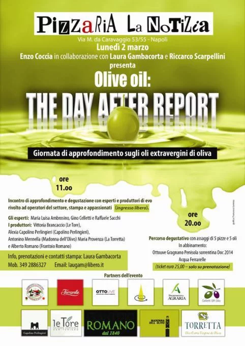 Olive oil: The day after Report