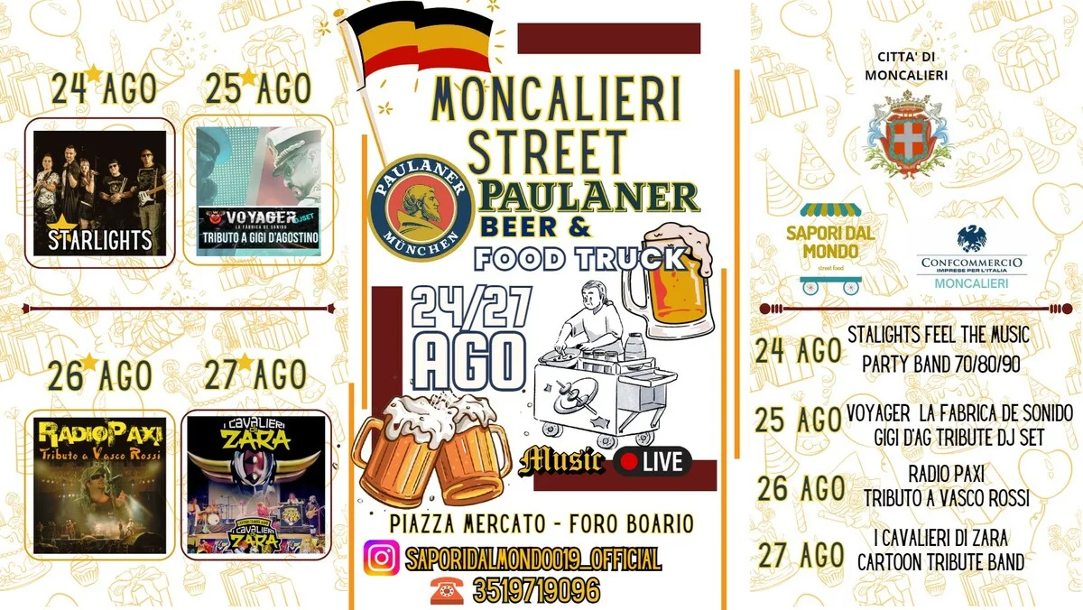 Moncalieri Street - Paulaner Beer & Food Truck