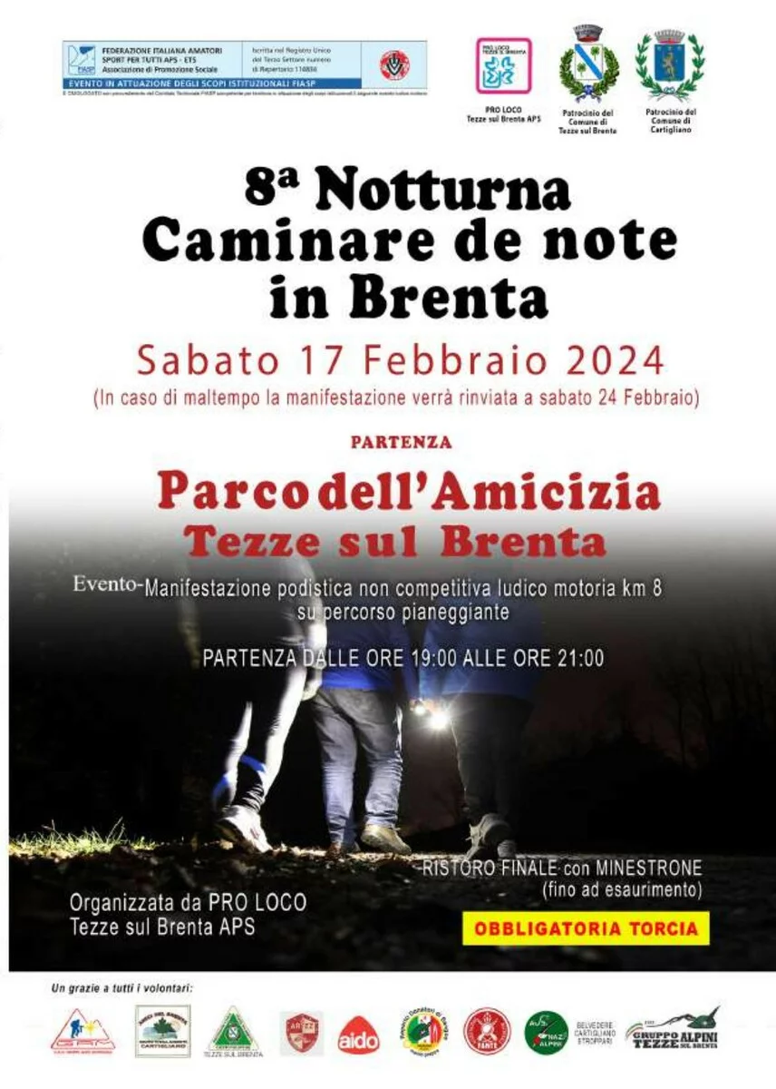 8ª Notturna - Caminare de note in Brenta