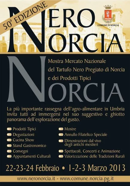 NeroNorcia 2013, la Mostra Mercato del Tartufo Nero