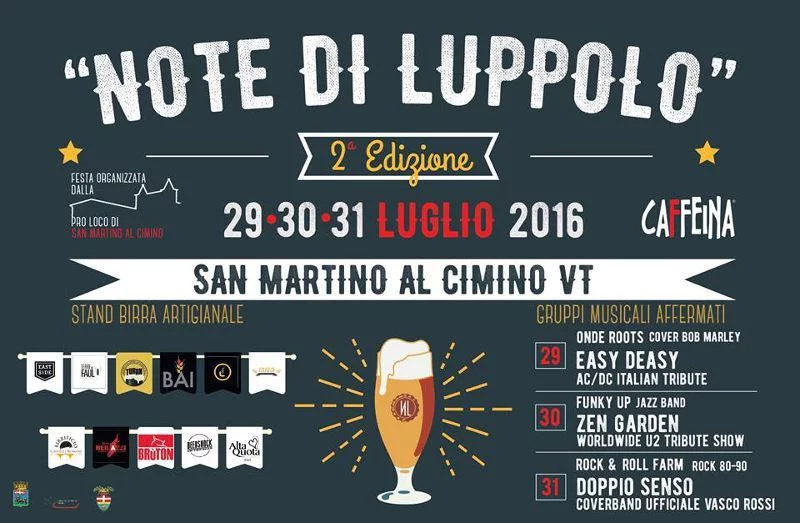 Note di Luppolo, a San Martino il festival della birra artigianale