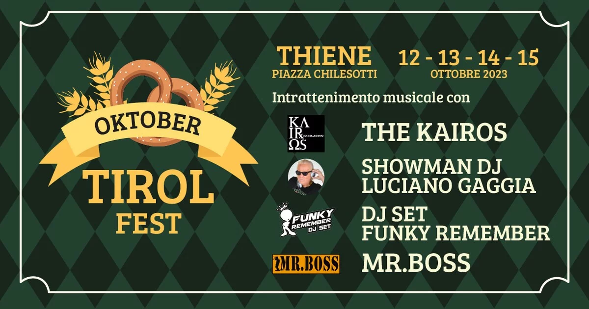 Oktober Tirol Fest a Thiene