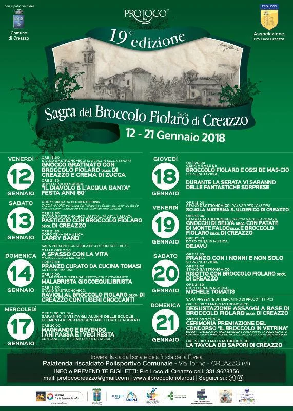 Sagra Del Broccolo Fiolaro di Creazzo 2018