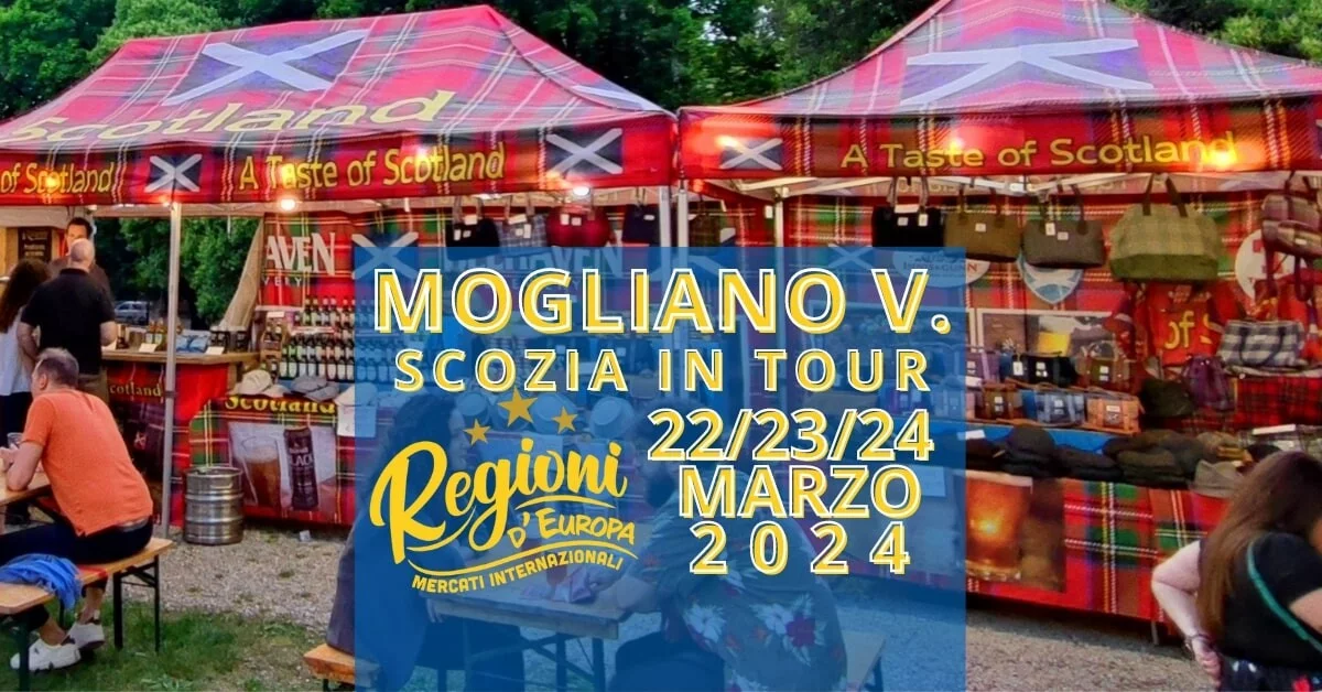 Regioni d'Europa con Scozia in tour a Mogliano Veneto