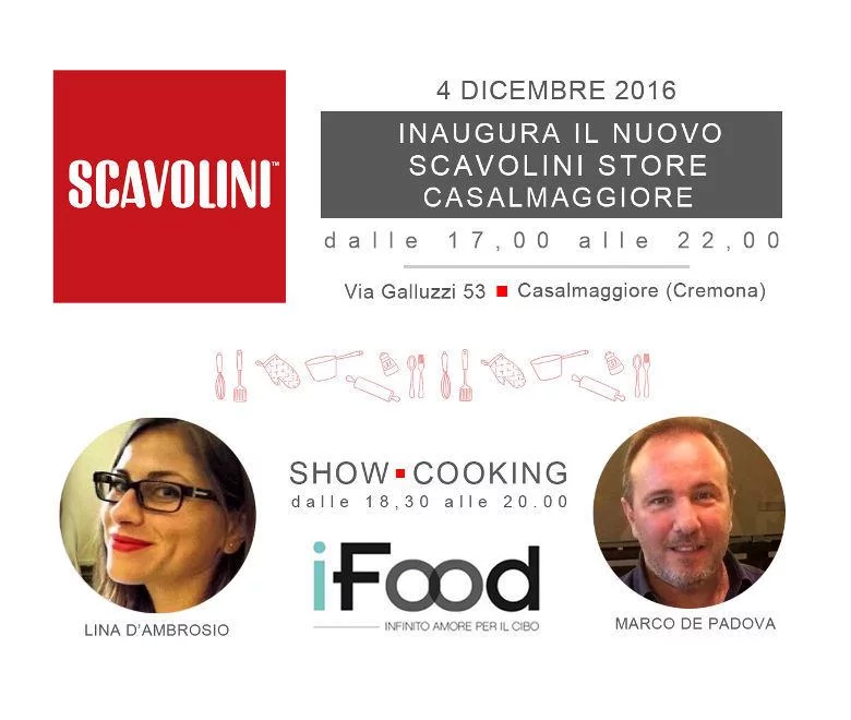 Show-cooking al Scavolini Store di Casalmaggiore