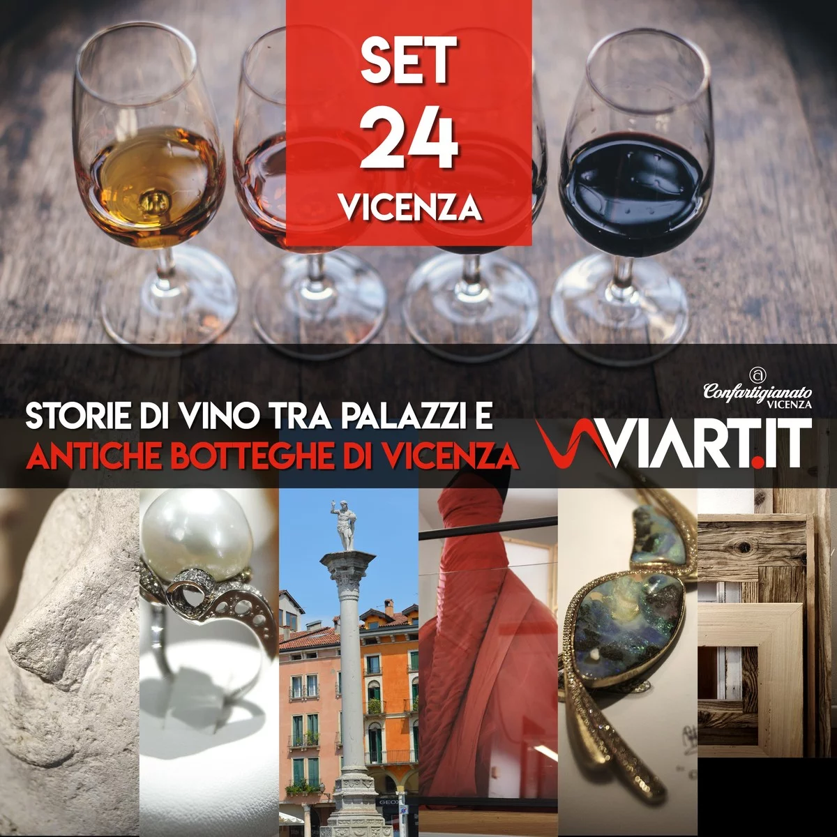 Storie di vino tra palazzi e antiche botteghe di Vicenza