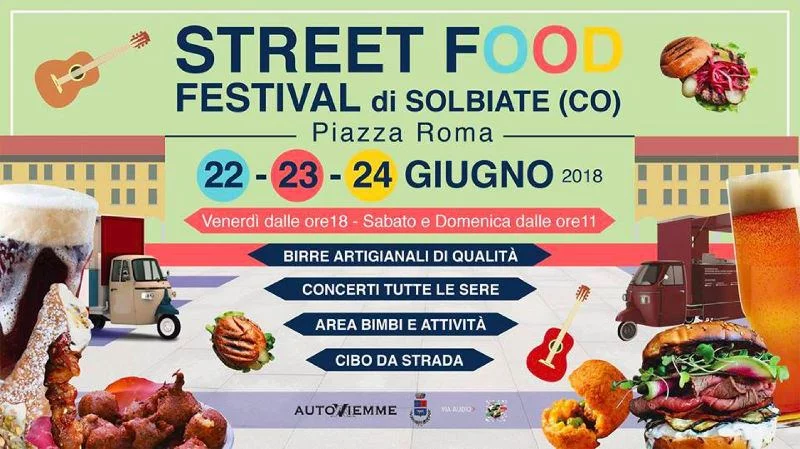 Street Food Festival 2018 a Solbiate (CO)