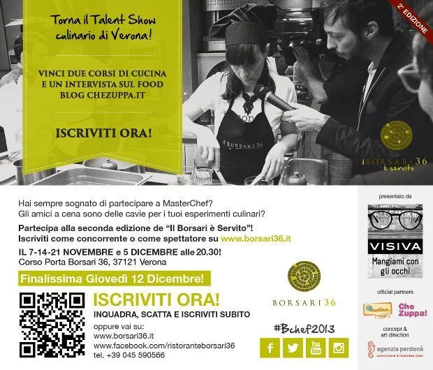 Il Borsari è Servito, Talent Show culinario a Verona