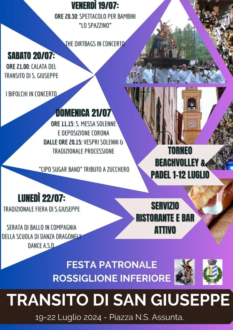 Festa patronale del Transito di San Giuseppe a Rossiglione