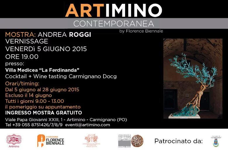 Vernissage della mostra di Andrea Roggi