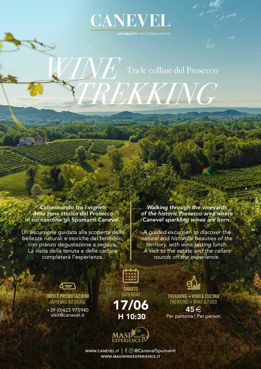 Wine Trekking tra le colline del Prosecco a Canevel