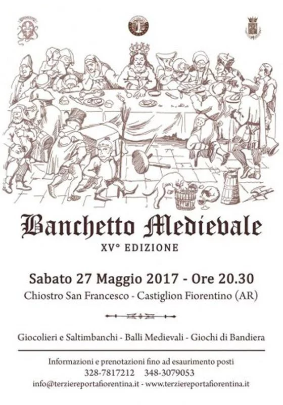 15ª edizione del Banchetto Medievale di Castiglion Fiorentino