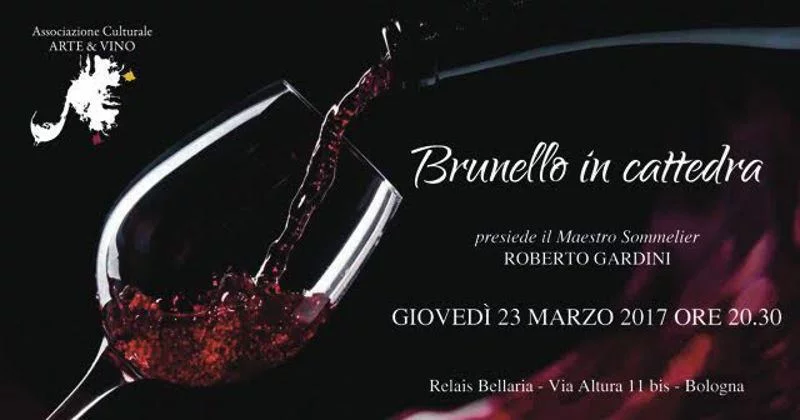 Brunello in cattedra - Storia del Principe dei vini italiani a Bologna