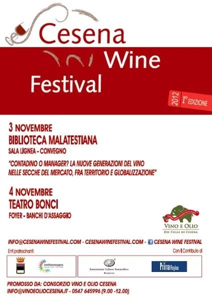 Cesena Wine Festival, Novembre 2012