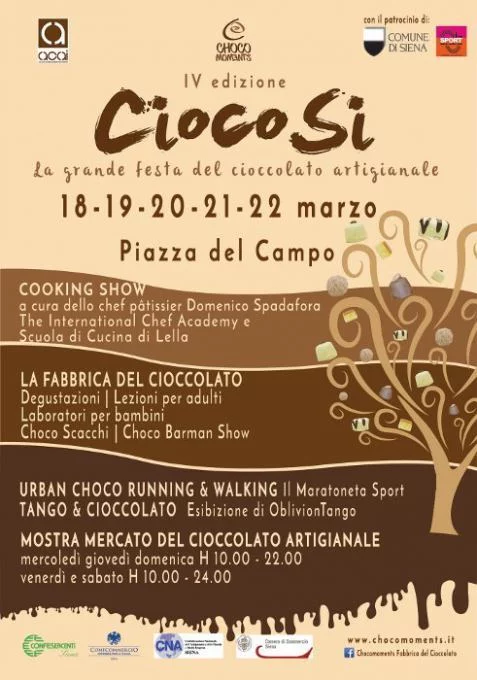 CiocoSì: i migliori artigiani cioccolatieri d’Italia si incontrano a Siena