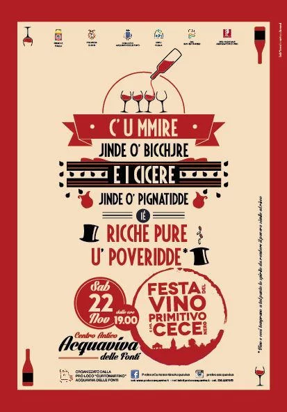 XIV Primitivo wine and black Cece Festival