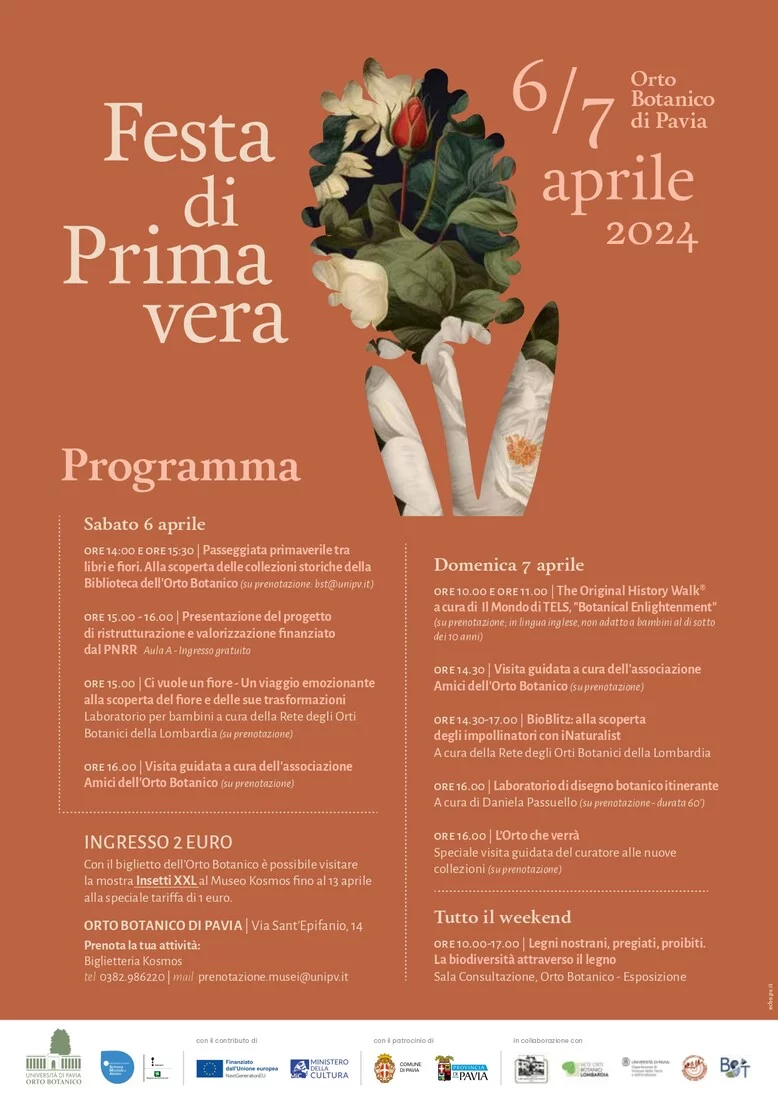 Festa di primavera all'Orto Botanico di Pavia