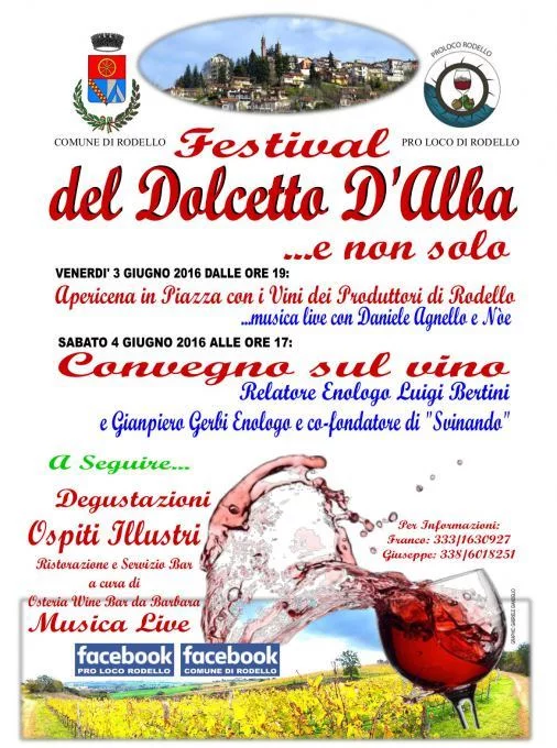 Festival del Dolcetto d’Alba 2016 e non solo...