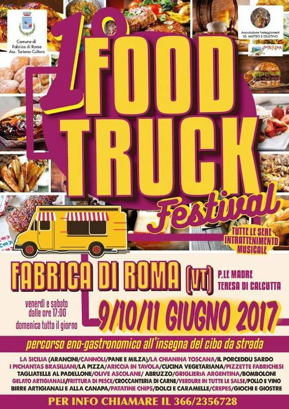 Food Truck Festival a Fabrica di Roma
