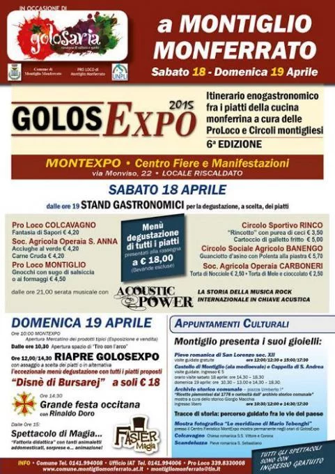 Golosexpo 2015: quelli del Golosaria a Montiglio Monferrato