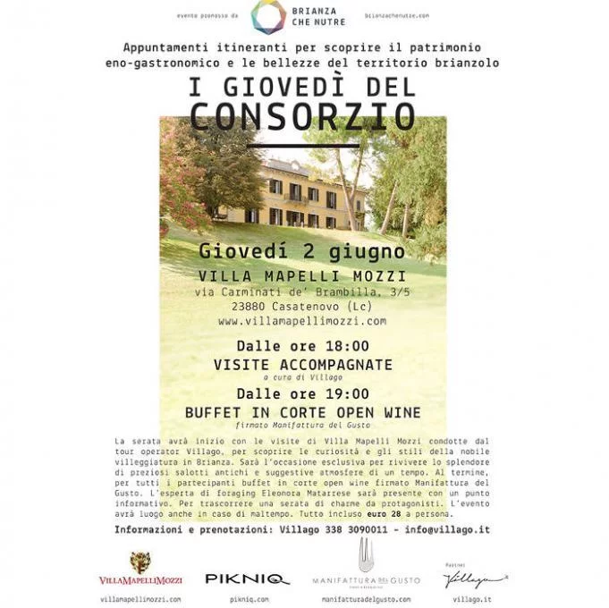 I Giovedì del Consorzio 2016: Villa Mapelli Mozzi