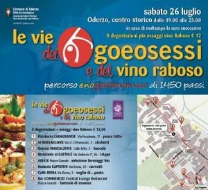 Le vie dei Goeosessi e del vino Raboso a Oderzo