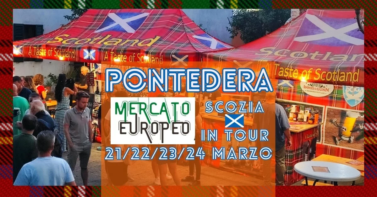 Regioni d'Europa con Scozia in tour a Pontedera