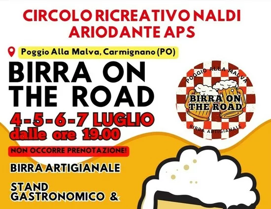 Birra on the road a Poggio alla Malva