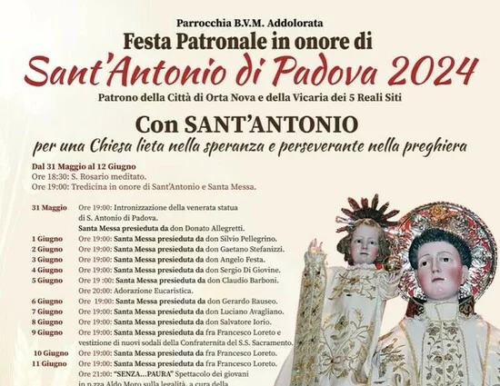 Festa Patronale di Sant’Antonio di Padova - Orta Nova
