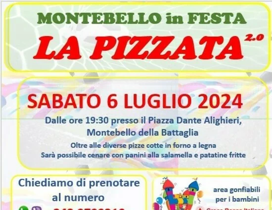 Pizzata 2.0 a Montebello della Battaglia